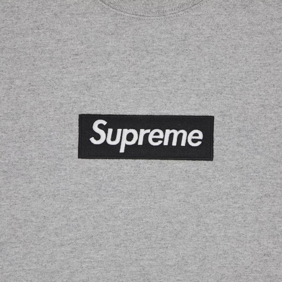 Supreme Box Logo Crewneck (FW22) Heather Grey