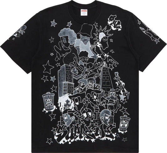 Supreme Downtown Tee Black