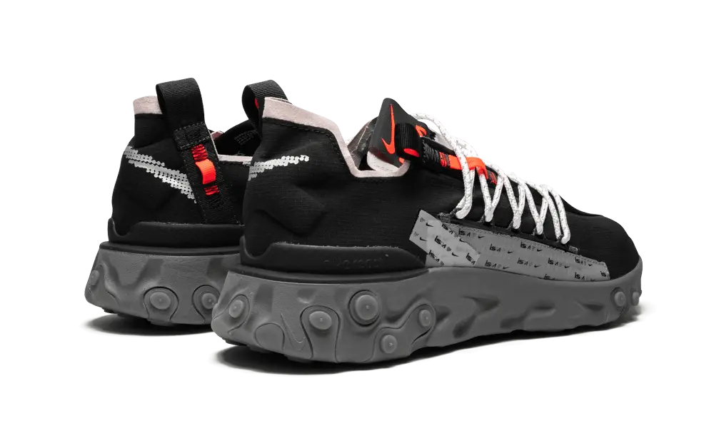 React Low WR ISPA Black Metallic Silver - MTHOR SHOP