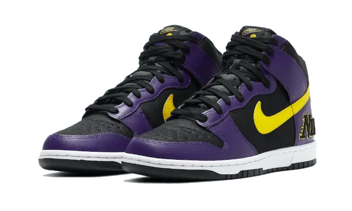 Nike Dunk High EMB Lakers - DH0642-001