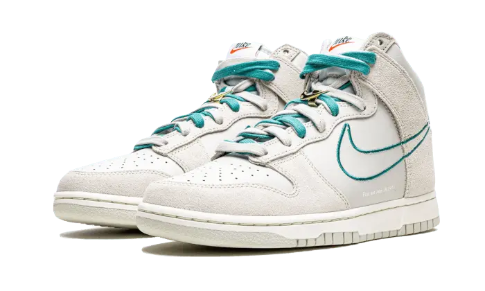 Nike Dunk High First Use Light Bone Green Noise - DD0733-001