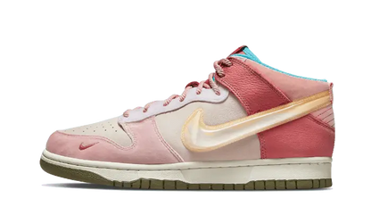 Nike Dunk Mid Social Status Free Lunch Strawberry Milk - DJ1173-600