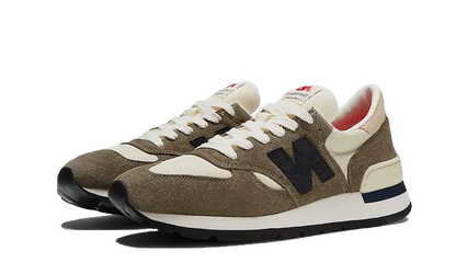 New Balance 990V1 Made In USA Cream Olive