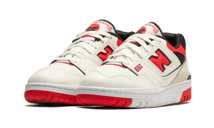 New Balance 550 Sea Salt True Red